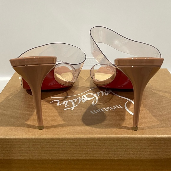 Christian Louboutin just nothing clear heels blush - Picture 6 of 9